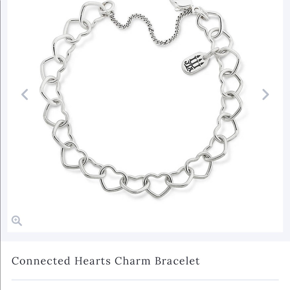 Connected Hearts Charm Bracelet